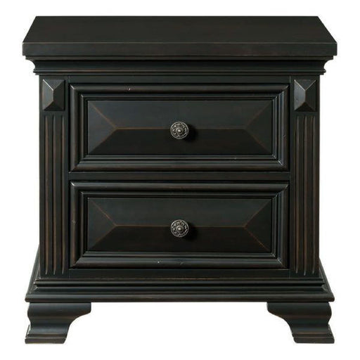 Calloway Black Nighstand - Lifestyle Furniture