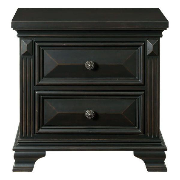 Calloway Black Nighstand - Lifestyle Furniture