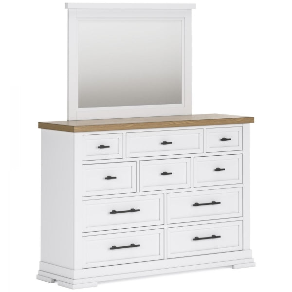 Asryn Storage Bed With Dresser & Mirror - Lifestyle Furniture