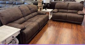 Chester Brown Power Reclining Sofa - Lifestyle Furniture