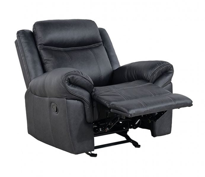 Agata Balck Glider Recliner - Lifestyle Furniture