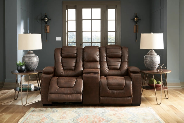 Manhattan II Reclining Power Reclining Loveseat - Lifestyle Furniture