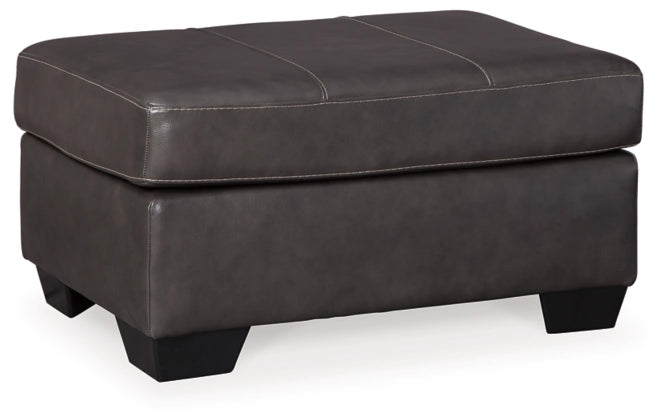 Morelos Grey Ottoman - Lifestyle Furniture