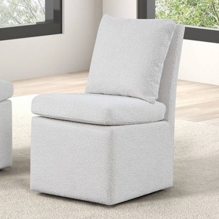 Broager White Chairs (x2) - Lifestyle Furniture