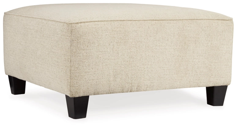 Raina Natural Oversized Ottoman - Lifestyle Furniture