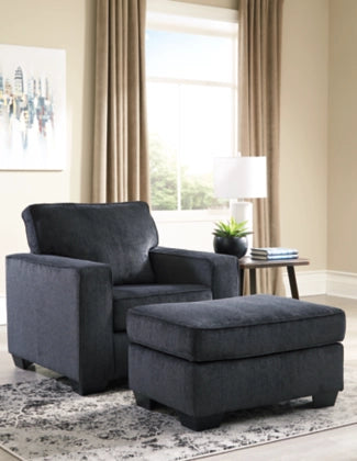 Kingsburg Slate Ottoman - Lifestyle Furniture