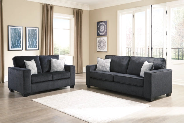Kingsburg Slate Sofa + Loveseat - Lifestyle Furniture