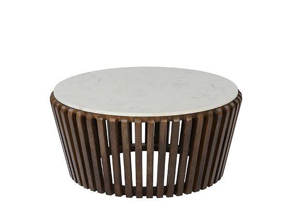 Acacia White/Brown 2PC Set - Lifestyle Furniture