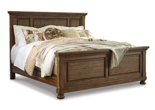 French Country Panel Bed With Dresser, Mirror - Lifestyle Furniture