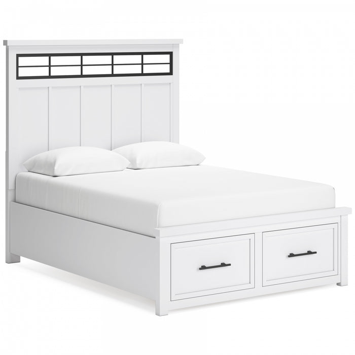 Asryn Storage Bed With Dresser & Mirror - Lifestyle Furniture