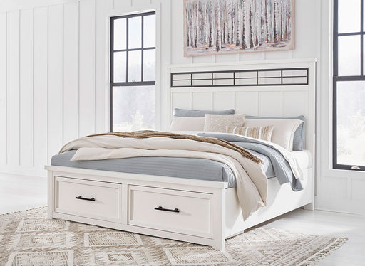 Asryn Storage Bed With Dresser & Mirror - Lifestyle Furniture