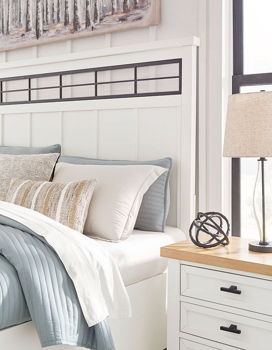 Asryn Storage Bed With Dresser & Mirror - Lifestyle Furniture