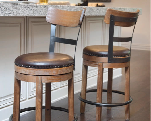 Becker Ladderback Counter Stool - Lifestyle Furniture