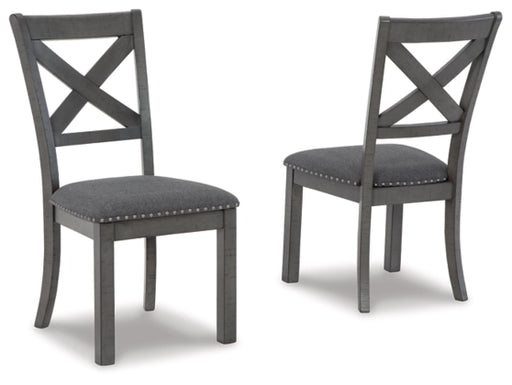 Lawrence Grey Dining Side Chairs - Lifestyle Furniture