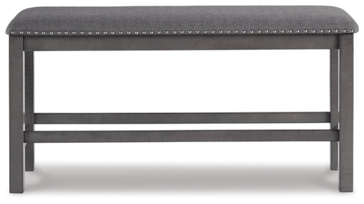 Lawrence Grey Counter Height Bench - Lifestyle Furniture