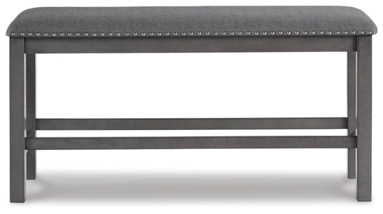 Lawrence Grey Counter Height Bench - Lifestyle Furniture