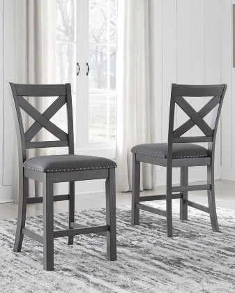 Lawrence Grey Counter Height BarStools - Lifestyle Furniture