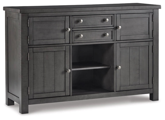 Lawrence Grey Dining Server - Lifestyle Furniture