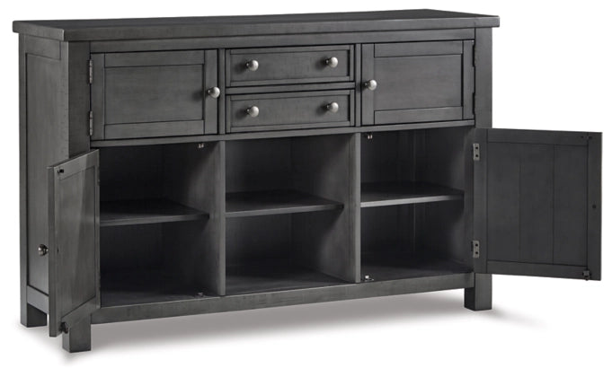 Lawrence Grey Dining Server - Lifestyle Furniture