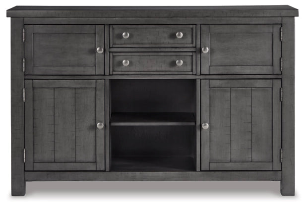 Lawrence Grey Dining Server - Lifestyle Furniture