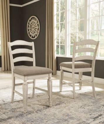 Georgia Counter Height Ladder Back Stool X2 - Lifestyle Furniture