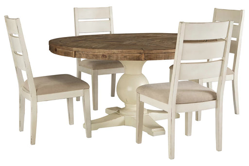 Norwalk White Side Chair X2 - Lifestyle Furniture