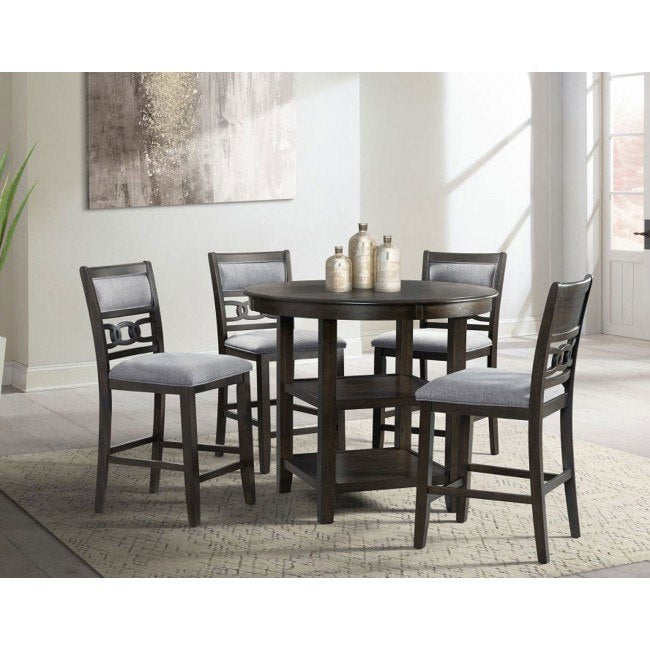 Amherst Counter 5PC Set Grey/White Or Dark - Lifestyle Furniture