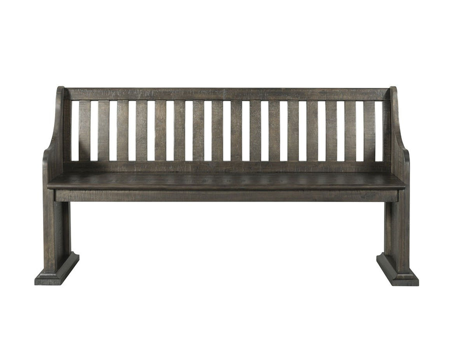 Stone Charcoal Bench - Lifestyle Furniture