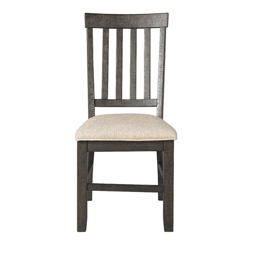 Stone Charcoal Dining Chairs (x2) - Lifestyle Furniture