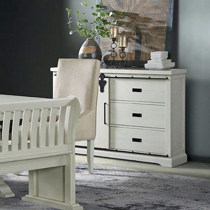 Stone White Server - Lifestyle Furniture