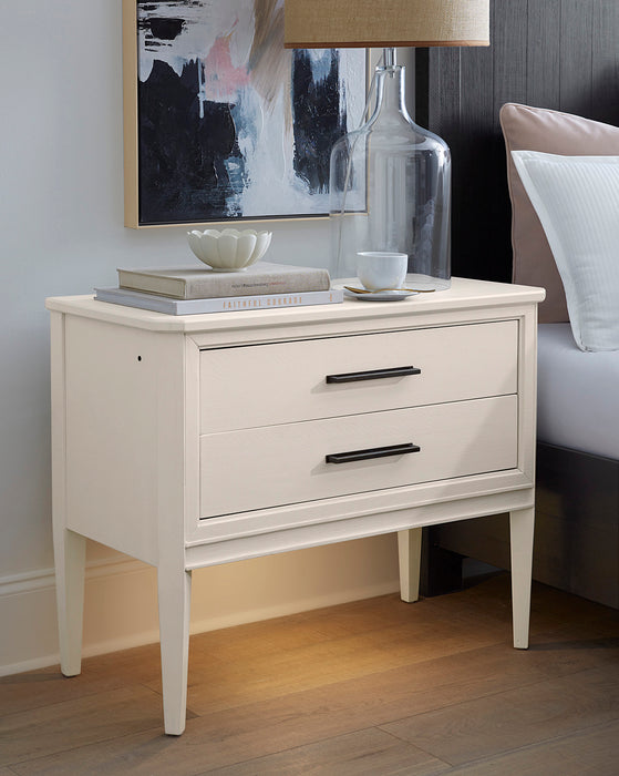 Camden White Liv360 Nightstand - Lifestyle Furniture