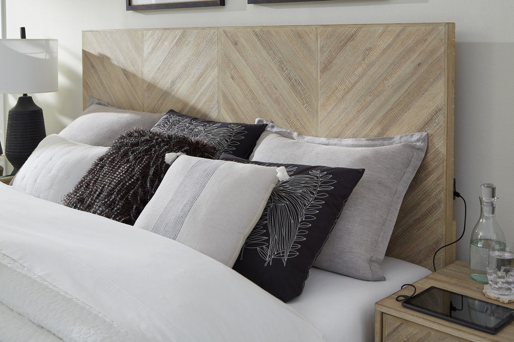 Maddox Panel Bed With Dresser & Mirror - Lifestyle Furniture