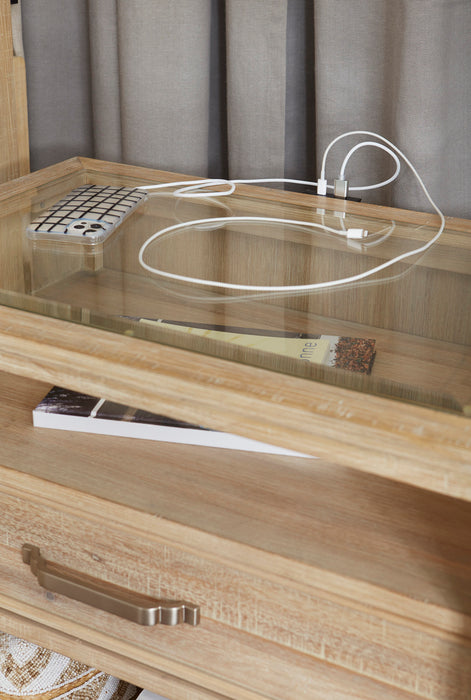 Maddox 1 Drawer Nightstand - Lifestyle Furniture