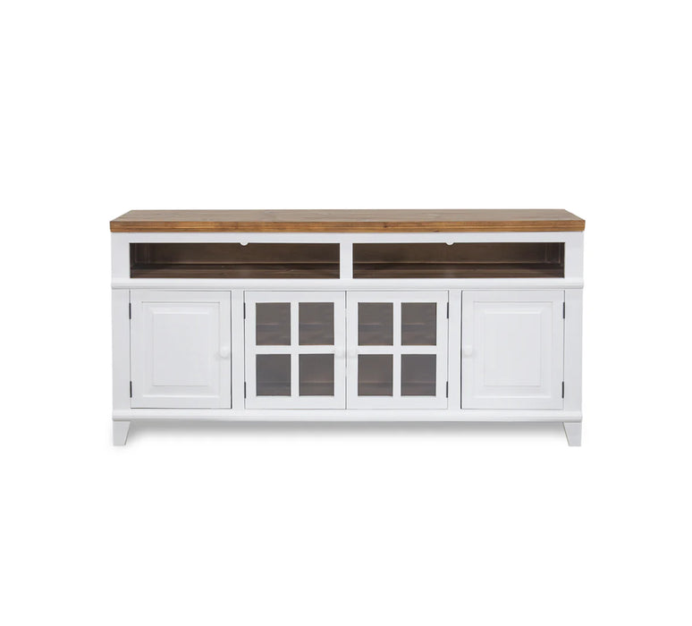 Miramar White/Natural 65" Console