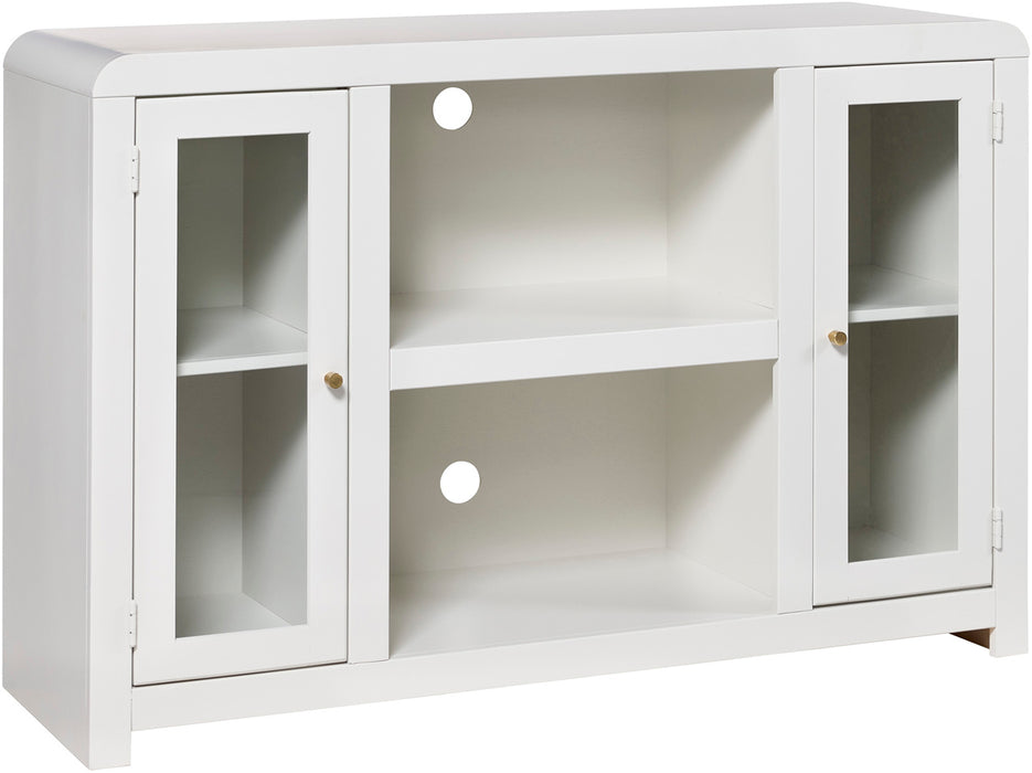 Taylor White 51" Console w/ 2 Doors - Lifestyle Furniture