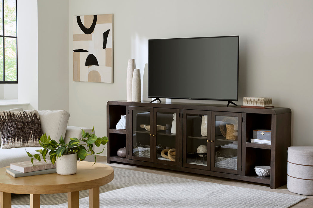 Taylor Espresso 96" Console w/ 4 Doors - Lifestyle Furniture