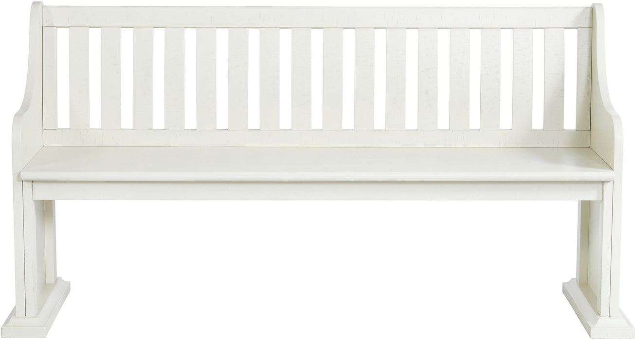 Stone White Bench - Lifestyle Furniture
