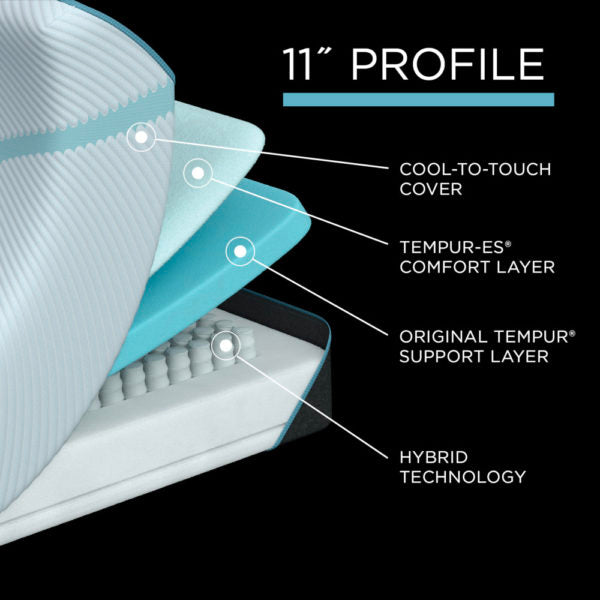 TEMPUR-Adapt Medium Hybrid Mattress - Lifestyle Furniture