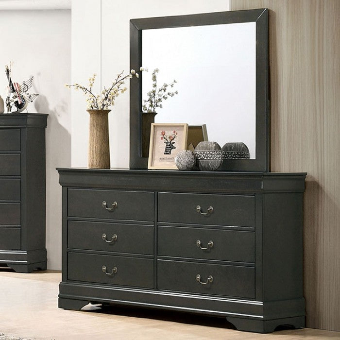 This grey sleigh bed will bring warmth and relaxation to your home for years to come - Lifestyle Furniture