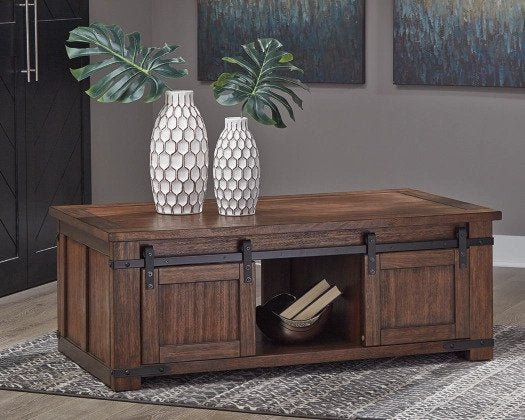 With a mix of casual style and contemporary design, the Budmore furniture collection creates a comfortable space that looks stylish and inviting.