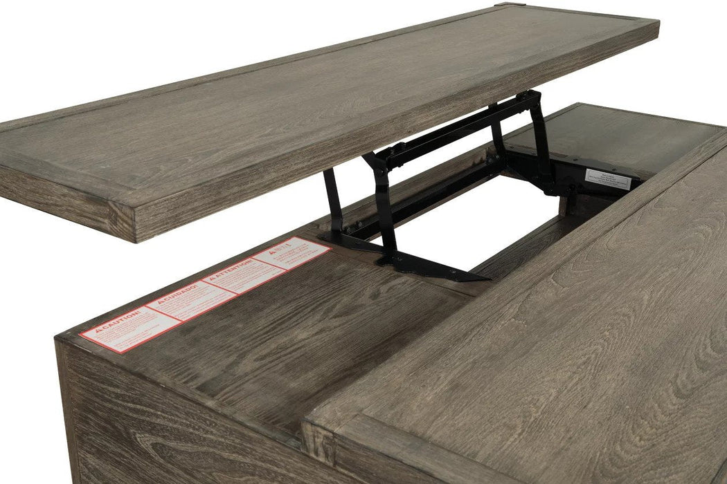 With its power lift tops, the set offers versatility for everything from books and magazines to blankets, snacks and beverages.