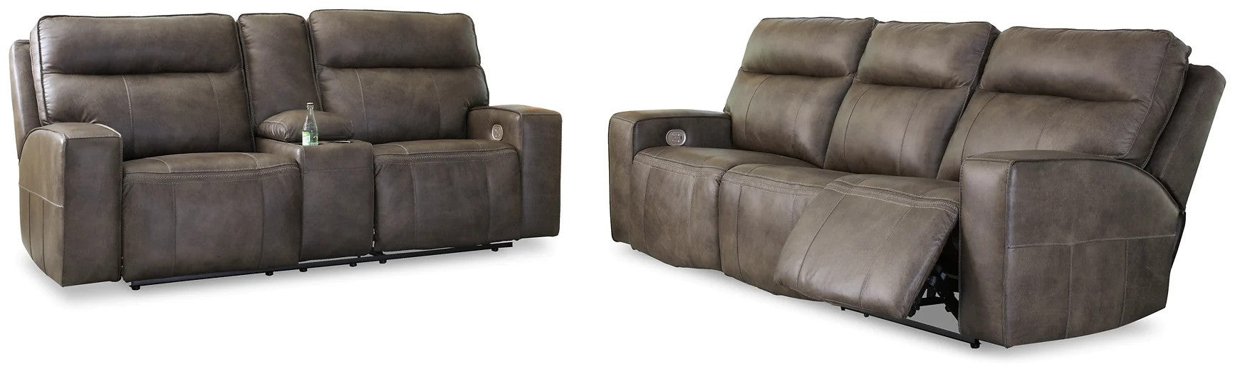Gami Concrete Power Reclining Sofa & Loveseat - Lifestyle Furniture