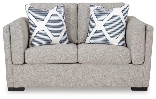 Sanley Pewter Sofa & Loveseat - Lifestyle Furniture