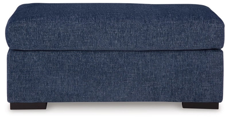 Sanley Navy Ottoman - Lifestyle Furniture