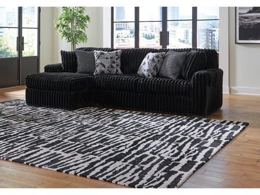 Madna Onyx 2-Piece Sofa with Chaise - Lifestyle Furniture