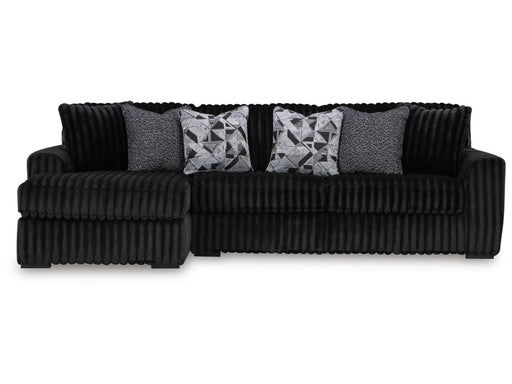 Madna Onyx 2-Piece Sofa with Chaise - Lifestyle Furniture