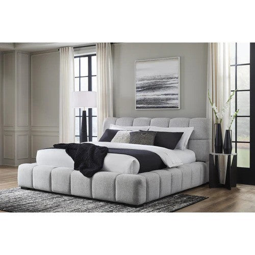Desky Upholstered Bed - Lifestyle Furniture