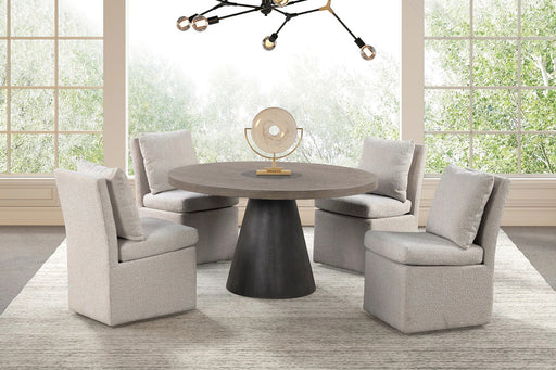 Broager Round Table With 4 Chairs - Lifestyle Furniture