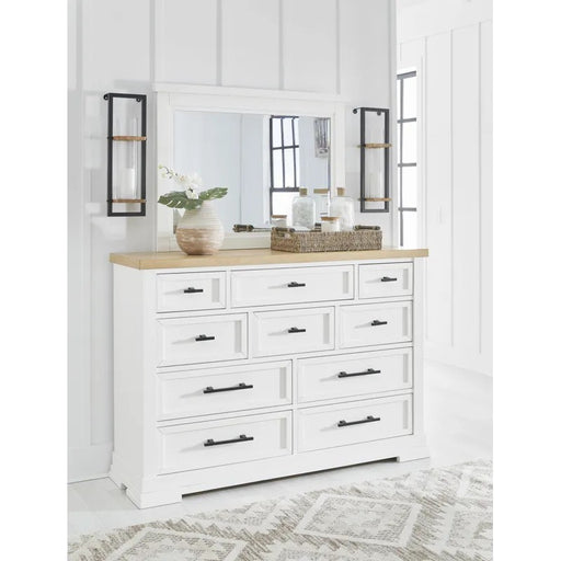 Asryn Storage Bed With Dresser & Mirror - Lifestyle Furniture