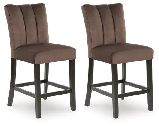 Jasha Upholstered Barstool (x2) - Lifestyle Furniture